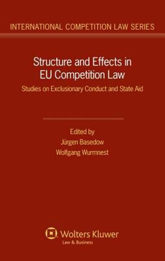 structure and effects in eu competition law,studies on exclusionary conduct and state aid