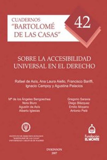 Sobre La Accesibilidad Universal En El Derecho (Cuadernos Bartolomé de las Casas)