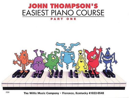 john thompson´s easiest piano course,sheet music