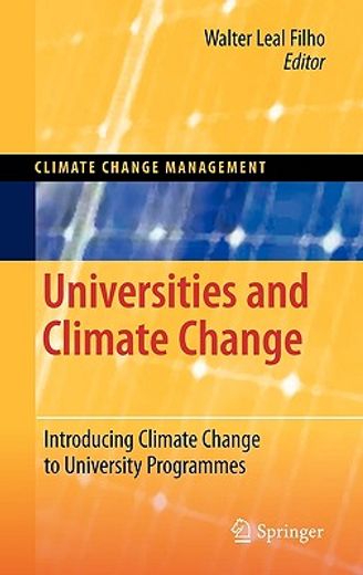 universities and climate change,introducing climate change at university programmes