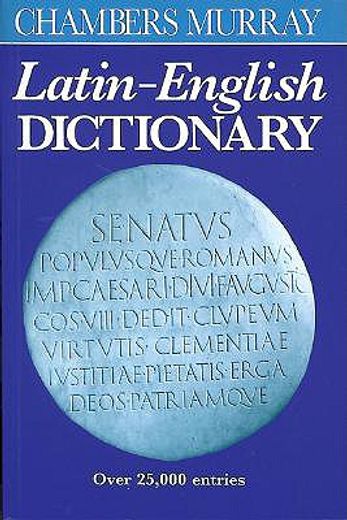 chambers murray latin-english dictionary (en Inglés)