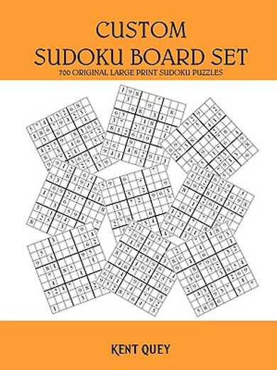 custom sudoku board set,700 original large print sudoku puzzles