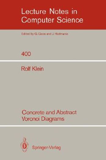concrete and abstract voronoi diagrams (en Inglés)