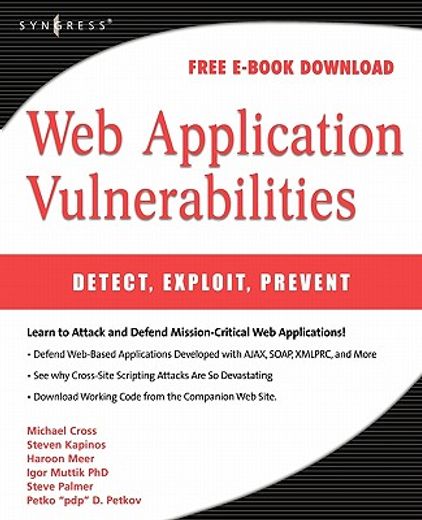 web application vulnerabilities,detect, exploit, prevent