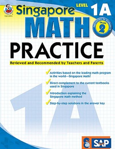singapore math practice, level 1a (en Inglés)