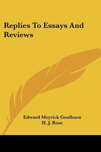 replies to essays and reviews