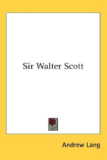 sir walter scott