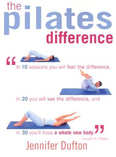 the pilates difference,in 10 sessions you will feel the difference, in 20 you will see the difference, and in 30 you´ll hav