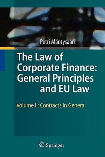 the law of corporate finance: general principles and eu law (en Inglés)