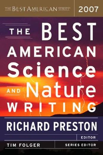the best american science and nature writing 2007 (en Inglés)