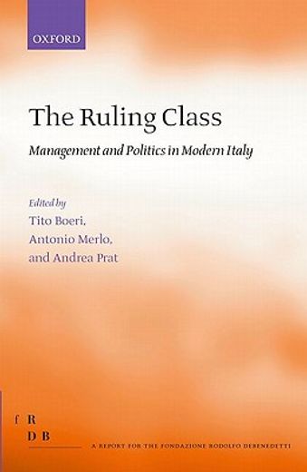 the ruling class,management and politics in modern italy