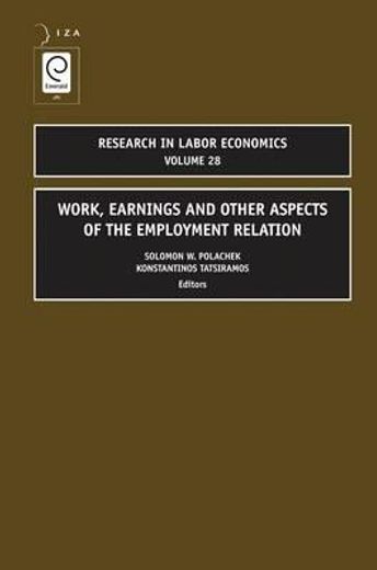 work, earnings and other aspects of the employment