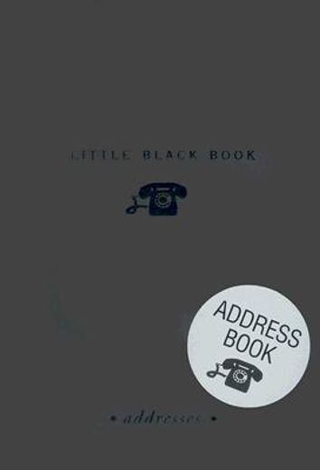 little black book of addresses (en Inglés)