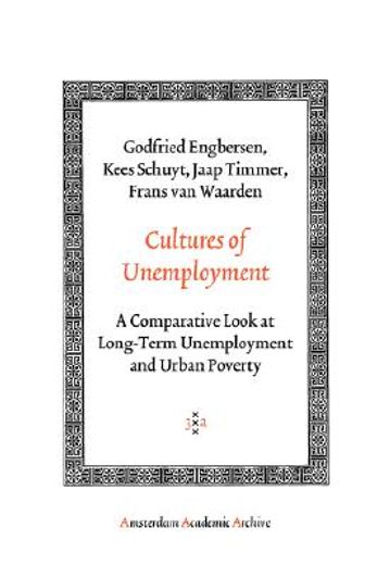 Cultures of Unemployment: A Comparative Look at Long-Term Unemployment and Urban Poverty (in English)