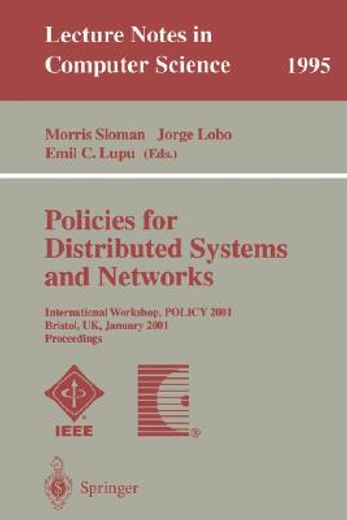 policies for distributed systems and networks (en Inglés)