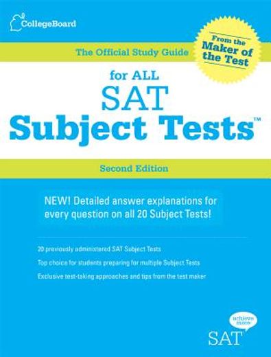 the official study guide for all sat subject tests