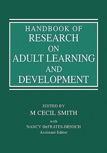 handbook of research on adult learning and development