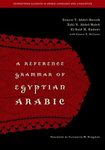 A Reference Grammar of Egyptian Arabic (en Inglés)