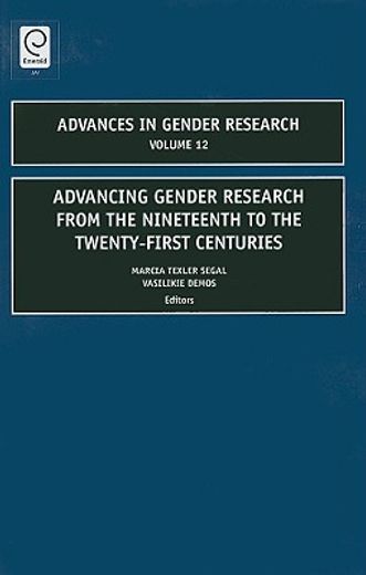 advancing gender research from the 19th to the 21st centuries