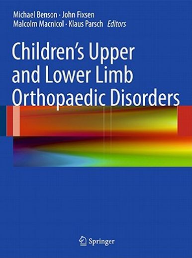 children`s upper and lower limb orthopaedic disorders