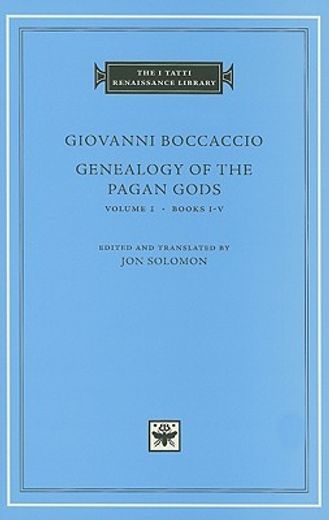 genealogy of the pagan gods,books i-v