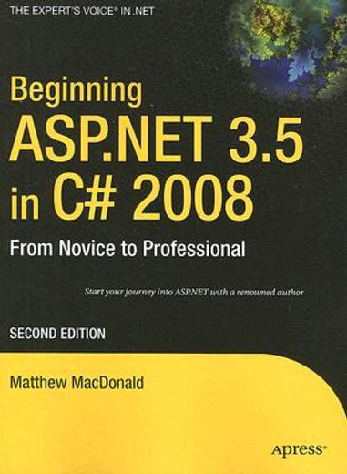 beginning asp.net 3.5 in c# 2008,from novice to professional
