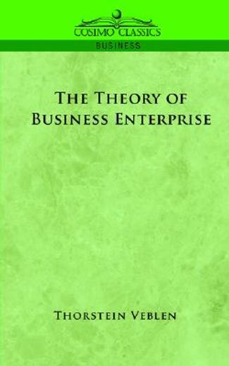 the theory of business enterprise