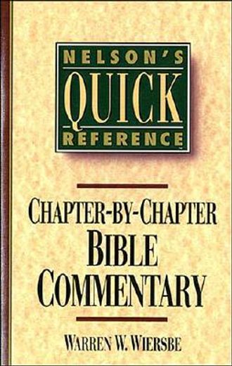 chapter-by-chapter bible commentary
