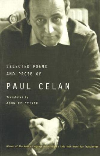 selected poems and prose of paul celan (en Inglés)