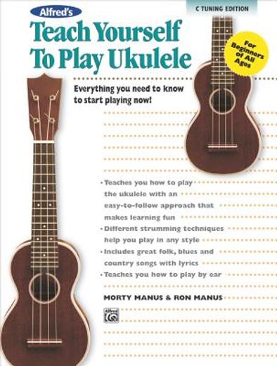 alfred´s teach yourself to play ukulele, c-tuning