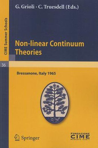 non-linear continuum theories (en Inglés)