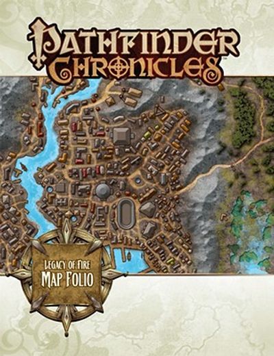 pathfinder chronicles map folio,legacy of fire