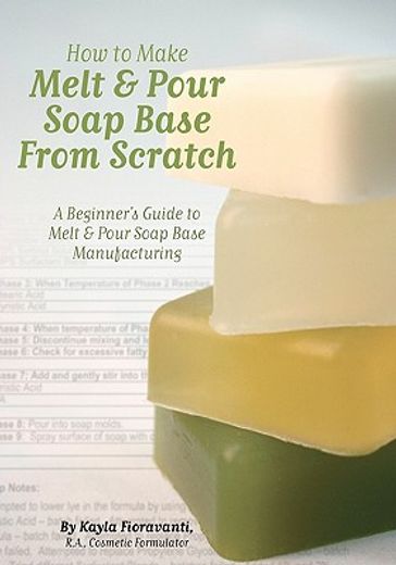 how to make melt & pour soap base from scratch (en Inglés)