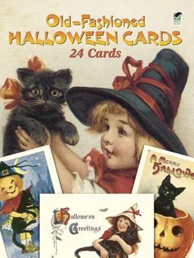 old-fashioned halloween postcards (en Inglés)