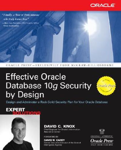 effective oracle database 10g security by design