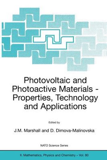 photovoltaic and photoactive materials - properties, technology and applications (en Inglés)