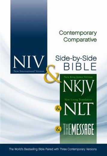 contemporary comparative side-by-side bible-pr-niv/nkjv/nlt/ms (en Inglés)