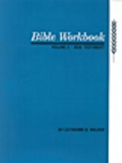 bible workbook, new testament (en Inglés)