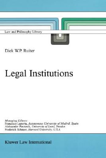 legal institutions (en Inglés)