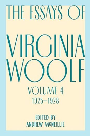 the essays of virginia woolf,1925 - 1928 (in English)
