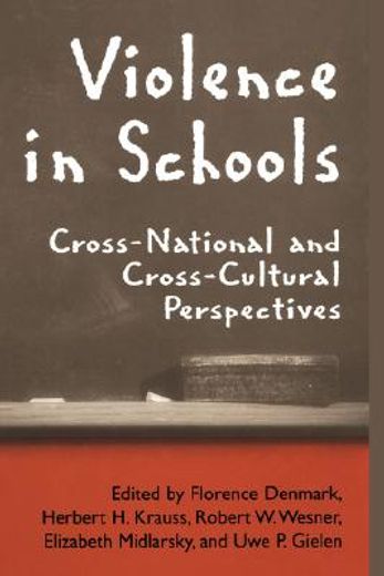 violence in schools,cross-national and cross-cultural perspectives