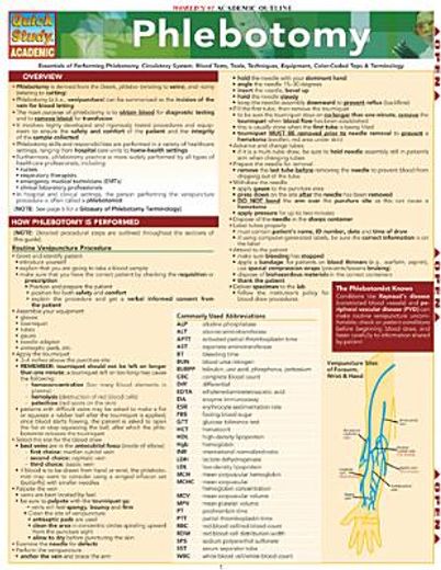 phlebotomy: essentials of performing phlebotomy, circulatory system, blood tests, tools, techniques, equipment, color-coded tops &