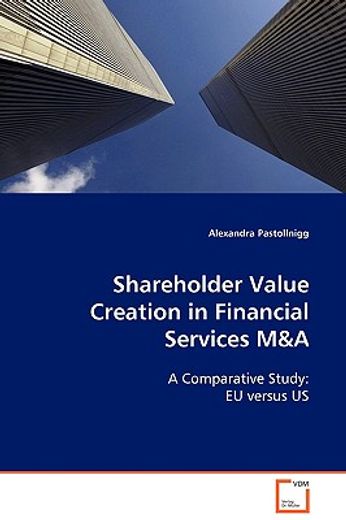 shareholder value creation in financial services m&a