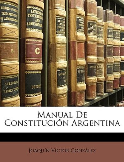 manual de constitucin argentina