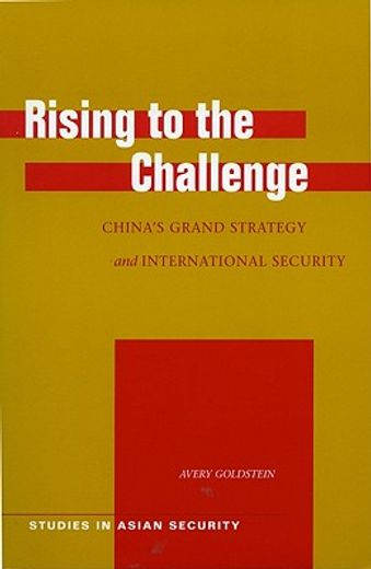 rising to the challenge,china´s grand strategy and international security