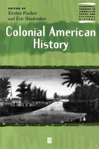 colonial american history (en Inglés)