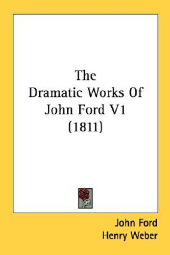 the dramatic works of john ford v1 (1811)