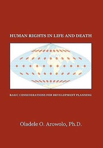 human rights in life and death,basic considerations for development planning