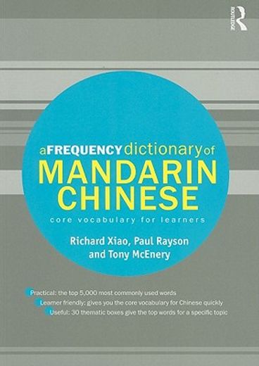 a frequency dictionary of mandarin chinese,core vocabulary for learners