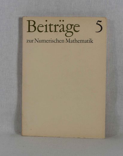 Beiträge zur Numerischen Mathematik 5. (in German)